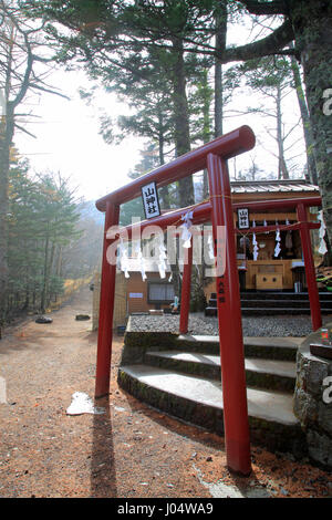 Yama Jinja Shinto Shrine Fujiyoshida Yamanashi Japan Stock Photo