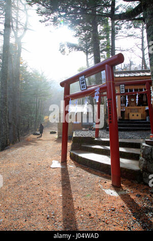 Yama Jinja Shinto Shrine Fujiyoshida Yamanashi Japan Stock Photo