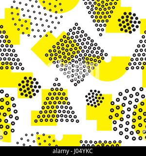 Abstract geometric seamless pattern. Bubble ornamental background ...