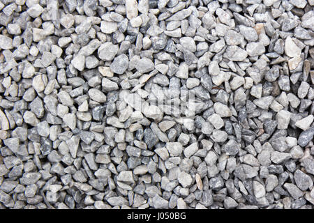 Gravel or stones on the ground Stock Photo