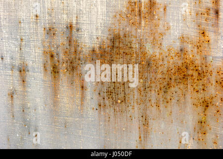 Peeling rusty metal texture Stock Photo