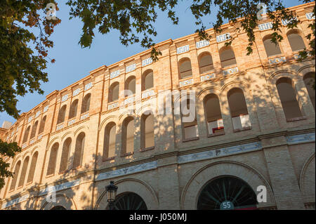 the bullring, town El Puerto de Santa Maria, town of wine industry and sherry,  province of Cádiz, Spain Stock Photo