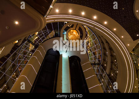 MSC Splendida cruise ship luxurious interior Stock Photo - Alamy