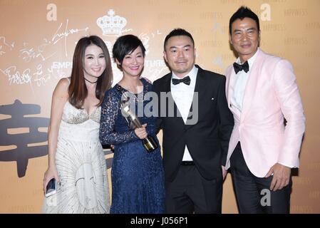 Hongkong, China. 09th Apr, 2017. Kara Hui award for Best Actress at 36th Hong Kong Film Awards in Hongkong, China on 09th April, 2017.(Photo by TPG) Credit: TopPhoto/Alamy Live News Stock Photo