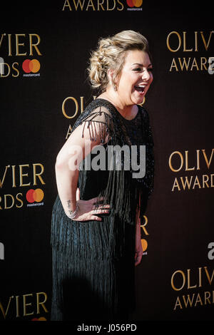 Sheridan Smith  on the Red Carpet at the 2017 Olivier Awards Stock Photo