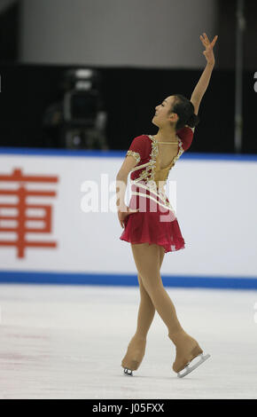 FILE PHOTO: Japanese figure skater Mao Asada announced here retirement from competitive skating on Monday 10th April 2017 via her blog. Asada was a huge star in Japan after representing her country at two Winter Olympic Games and winning the World Championships three times. She had been expected to continue until the 2018 Winter Olympics in PyeongChang but has struggled in competition in the past 2 years. Original photo shows: Mao Asada (JPN), DECEMBER 29, 2006 - Figure Skating : All Japan Figure Skating Championship, at Nagoya Rainbow Ice Arena, Aichi, Japan. (Photo by Atsushi Tomura/AFLO Stock Photo