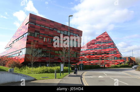 Amenities Building and YANG Fujia Building Jubilee Campus University of Nottingham UK  April 2017 Stock Photo