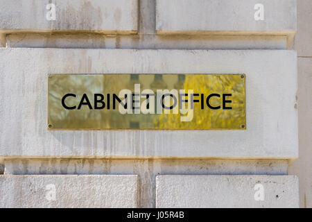 The Cabinet Office, situated at 70 Whitehall, London, is a department of the Government of the United Kingdom responsible for supporting the Prime Min Stock Photo