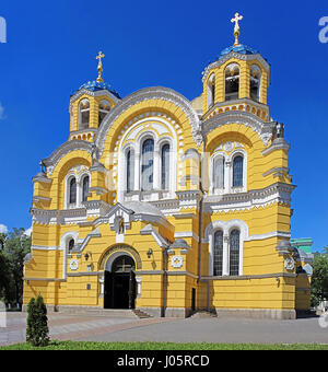 Big Vladimir Cathedral in Kyiv, Ukraine in the spring Stock Photo