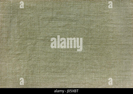 Dark Beige Gray Khaki Cotton Fabric, Linen Texture Pattern Closeup, Horizontal Background Stock Photo