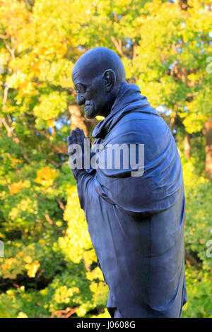 Statue of Mahatma Gandhi at Tetsugakudo Park in Nakano Tokyo Japan