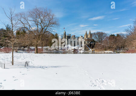 Belvedere Caste in Central Park, New York Stock Photo