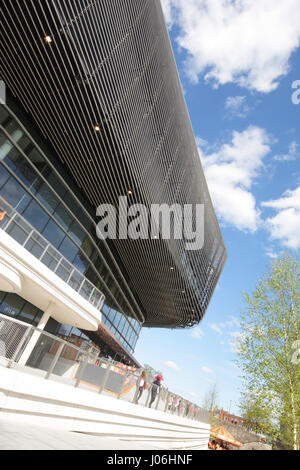 New Watermark restaurant and Showcase Cinema complex in the WestQuay Shopping Centre. Nearly finished but some restaurants are still being fitted out. Stock Photo