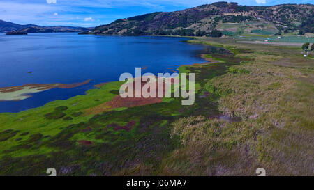 Lago de Tota, Colombia's largest alpine lake Stock Photo