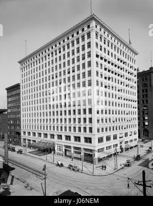 Brotherhood of Locomotive Engineers Building., Cleveland, Ohio, USA, Detroit Publishing Company, 1915 Stock Photo