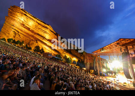 Red Rocks Amphitheatre Morrison Denver Colorado USA, showing rock ...