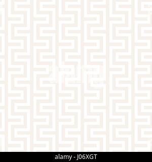 Maze Tangled Lines Contemporary Graphic. Abstract Geometric Background Design. Vector Seamless Pattern. Stock Vector