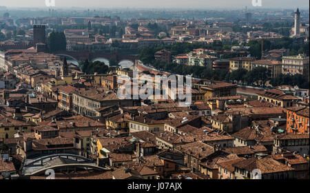 Verona from Above Stock Photo