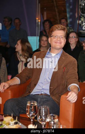 Guests attending NDR Talkshow at NDR Studio Lokstedt  Featuring: Johannes Schroeder (Komiker) Where: Hamburg, Germany When: 10 Mar 2017 Stock Photo