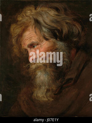 Sir Peter Paul Rubens (1577 E28093 1640) Study (tronie) of an Old Man Stock Photo