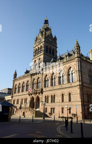 The facade of Chester Town Hall UK Stock Photo