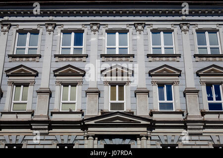 Beautiful peaceful city in Czech republic - colorful Novy Jicin Stock Photo