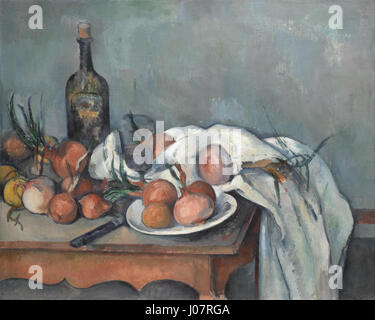 Paul Cézanne - Still Life with Onions - Stock Photo