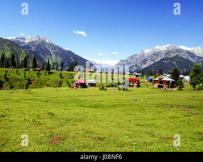 Arangkel Neelum Valley, Kashmir Stock Photo