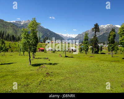 Arangkel Neelum Valley, Kashmir Stock Photo