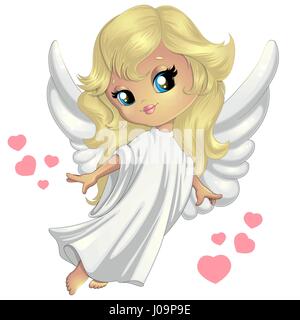 Sweet little angel Stock Vector