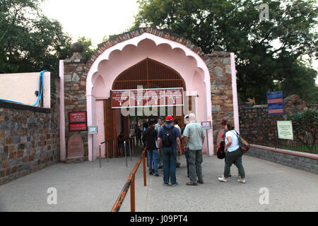 Entry Gate, Entrance of Qutab Minar, Untold Story Of The Qutub Minar, Intact Heritage Walk to Qutub complex (Photo Copyright © by Saji Maramon) Stock Photo
