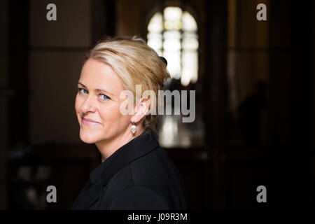 Portrait of Lilja Sigurdardottir 01/04/2017 ©Philippe MATSAS/Opale Stock Photo