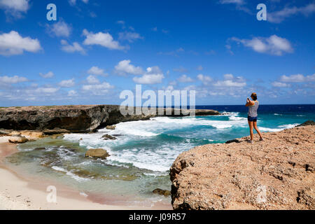 The best beaches of Aruba: Boca Prins Stock Photo