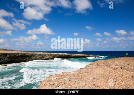 The best beaches of Aruba: Boca Prins Stock Photo