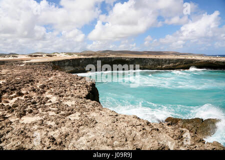 The best beaches of Aruba: Boca Prins Stock Photo