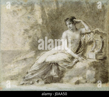 Pierre-Paul Prud'hon - Study for a Portrait of Empress Joséphine - Stock Photo