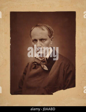 Étienne Carjat - Retrato de Charles Baudelaire Stock Photo