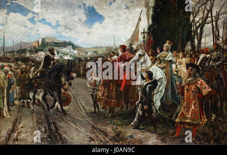 La Rendición de Granada - Pradilla Stock Photo - Alamy