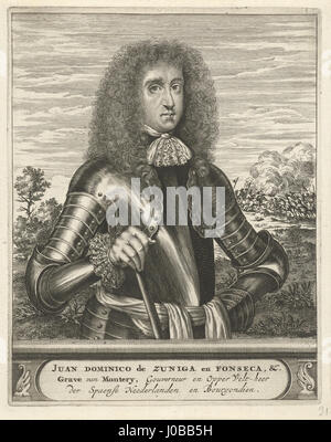 Christiaan Hagen Portrait of Juan Domingo de Zuñiga y Fonseca Stock