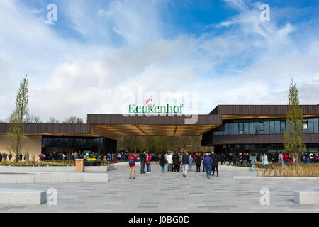 The new entrance to the Keukenhof in Lisse (the Netherlands) - Spring 2017 Stock Photo