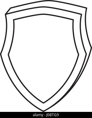 Shield emblem symbol Stock Vector