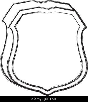 Shield emblem symbol Stock Vector