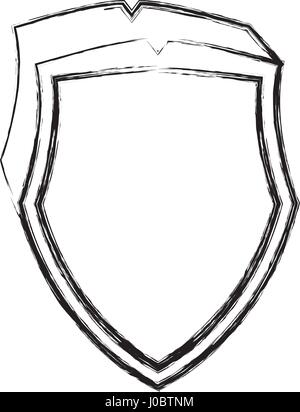 Shield emblem symbol Stock Vector