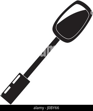 spoon grilled picnic tool Stock Vector