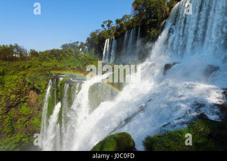 Iguazu Falls from Argentinian side, UNESCO World Heritage Site, on border of Argentina and Brazil, Argentina