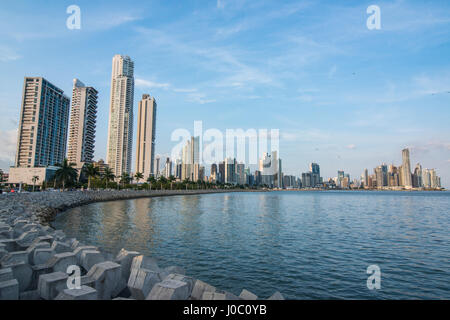 Skyline of Panama City, Panama, Central America Stock Photo