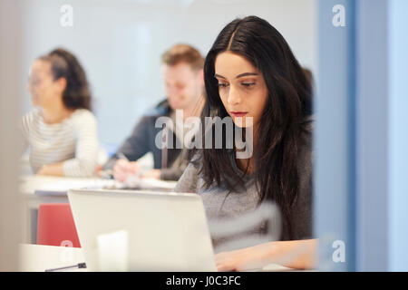 University students in class Stock Photo