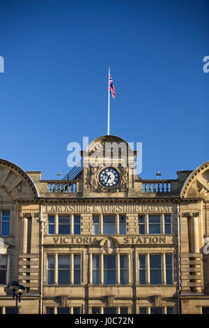 Manchester Victoria Station, Manchester, Greater Manchester, UK Stock Photo