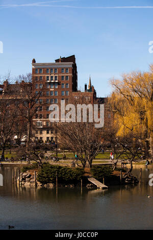 A picture taken in Boston Commons, Boston, MA. Stock Photo