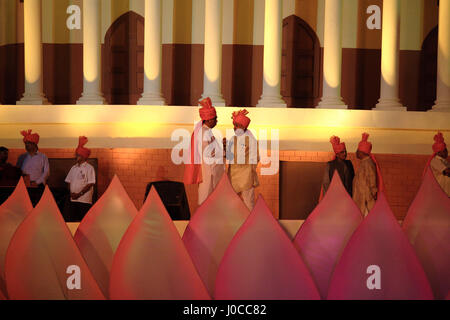 Members of bhartiya janta party public conference, mumbai, maharashtra, india, asia Stock Photo